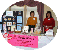 Jan and Becky at the Tri-County Bridal Expo in Wexford